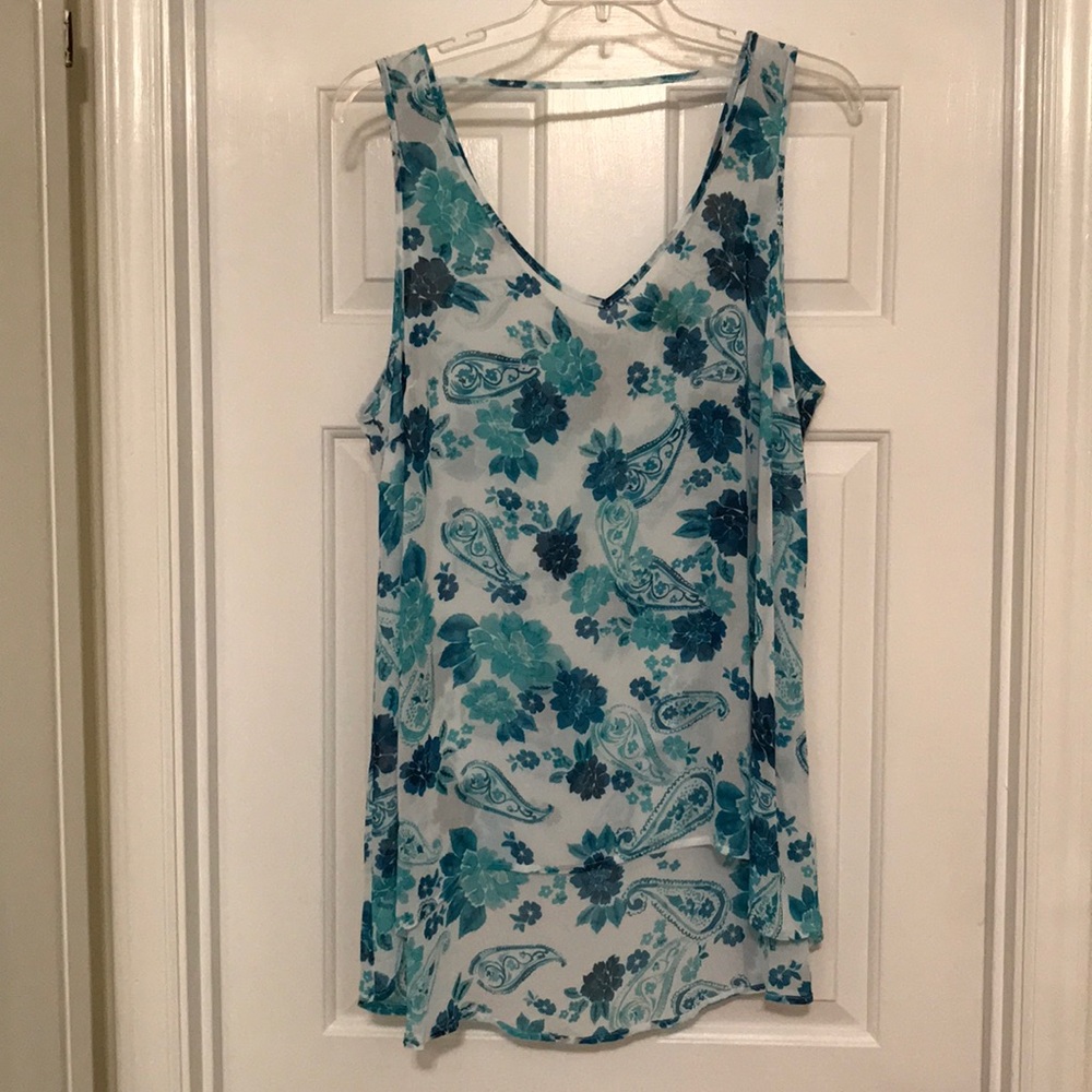 Torrid women's chiffon tank. Never worn. NWT